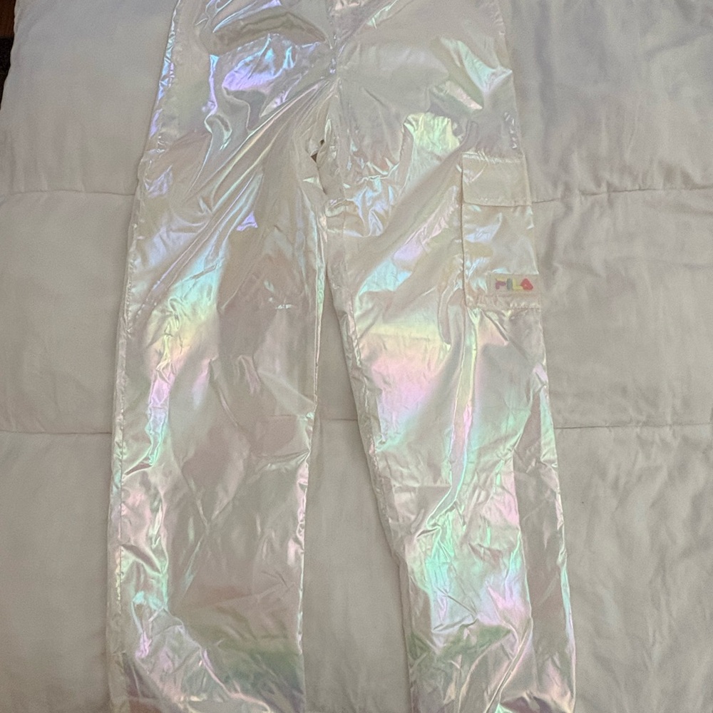 Fila Iridescent Pants with Pastel Logo